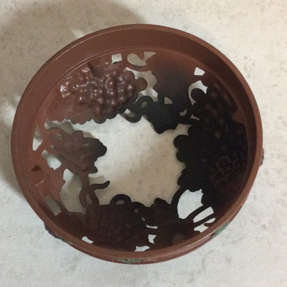 Yankee Candle grapes and vines jar burning lid - Picture 4 of 6